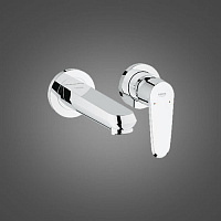 Grohe Eurodisc Cosmopolitan Смеситель для раковины встраиваемый, длина излива 17,1 см, цвет: хром 19573002
