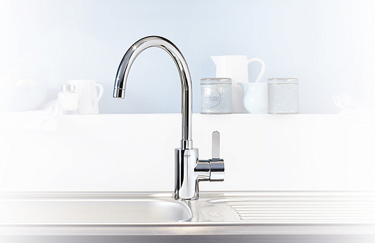 Grohe Eurosmart Cosmopolitan Смеситель для раковины высокий, с д/к, выс. излива 20,5 см, цвет: хром 32830000