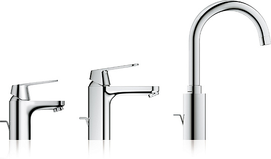 Grohe Eurosmart Cosmopolitan Смеситель для раковины высокий, с д/к, выс. излива 20,5 см, цвет: хром 32830000