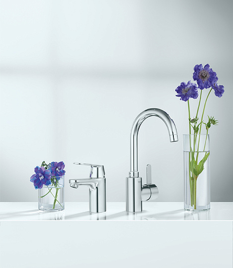 Grohe Eurosmart Cosmopolitan Смеситель для раковины высокий, с д/к, выс. излива 20,5 см, цвет: хром 32830000