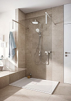 Kludi Pure&Style Смеситель для душа DN 15 настенный, цвет: хром 408410575