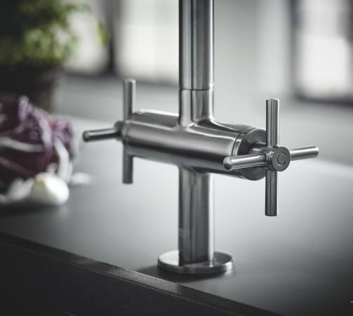 Grohe Atrio New Смеситель для кухни, вентильный, цвет: суперсталь 30362DC0
