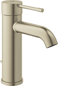 Grohe Essence New Смеситель для раковины, с д/к, длина излива 11,6 см, цвет: матовый никель 23589EN1