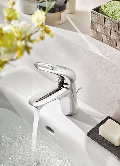 Grohe Eurostyle New Смеситель для раковины, с д/к, длина излива 11 см, цвет: хром 33558003