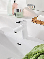 Grohe Eurostyle New Смеситель для раковины, с д/к, длина излива 11 см, цвет: белая луна 33558LS3