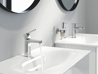 Grohe Plus Смеситель для раковины поворотный, с д/к, длина излива 10,5 см, цвет: хром 32612003