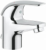 Grohe Euroeco Смеситель для раковины поворотный, без донного клапана, дл. излива 9,2 см, цвет: хром 32881000