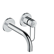 Axor Uno Смеситель для раковины встраиваемый, внешняя часть, с донным клапаном, цвет: хром 38121000