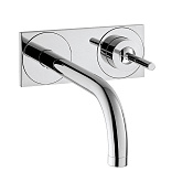 Axor Uno Смеситель для раковины встраиваемый внешняя часть, с донным клапаном, цвет: хром 38115000