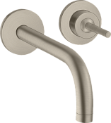 Axor Uno Смеситель для раковины встраиваемый внешняя часть, с донным клап., цвет: шлифованный никель 38113820