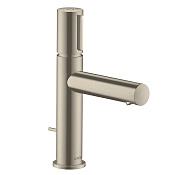 Axor Uno Смеситель для раковины на 1 отверстие с донным клапаном, цвет: шлифованный никель 45010820