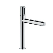 Axor Uno Смеситель для раковины высокий с донным клапаном на 1 отверстие, цвет: хром 45013000