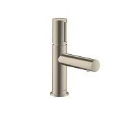 Axor Uno Смеситель для раковины вентильный с донным клапаном на 1 отверстие, цвет шлифованный никель 45015820