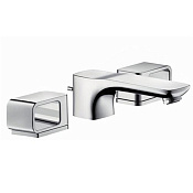 Axor Urquiola Смеситель для раковины двухвентильный на 3 отверстия с донным клапаном, цвет: хром 11041000