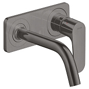 Axor Citterio M Смеситель для раковины встраиваемый внешняя часть, с д/к, цвет: шлиф. черный хром 34112340