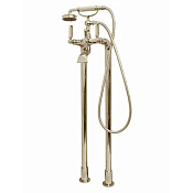 Bossini Liberty Смеситель для ванны, напольный, высота 89 см, satin nickel L00130.094