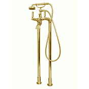 Bossini Liberty Смеситель для ванны, напольный, высота 89 см, цвет: gold L00130.021