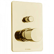 Bossini Oki Смеситель для душа, встраиваемый, 2 потребителя, цвет: gold Z00006.021