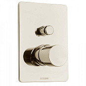 Bossini Oki Смеситель для душа, встраиваемый, 2 потребителя, цвет: satin nickel Z00006.094