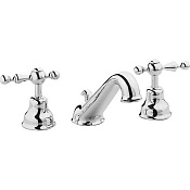 Cisal Arcana America Смеситель для биде на 3 отверстия, с д/к, излив 13,7 см, цвет: chrome AA00102021