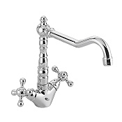 Cisal Смеситель для кухни с поворотным изливом, цвет: chrome RE00052021