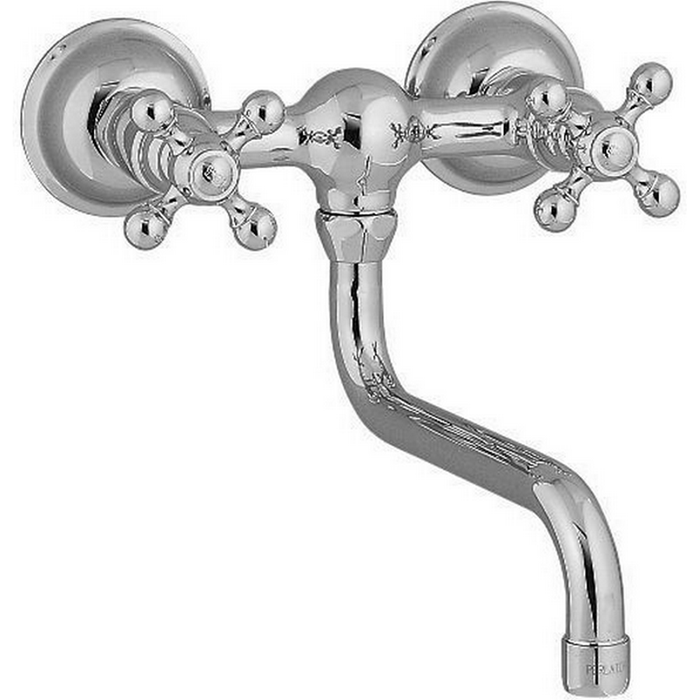 Cisal Arcana Ceramic Cмеситель для кухни настенный с поворотным изливом, цвет: chrome AC00040021