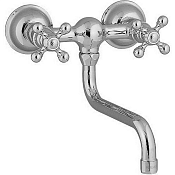 Cisal Arcana Ceramic Cмеситель для кухни настенный с поворотным изливом, цвет: chrome AC00040021