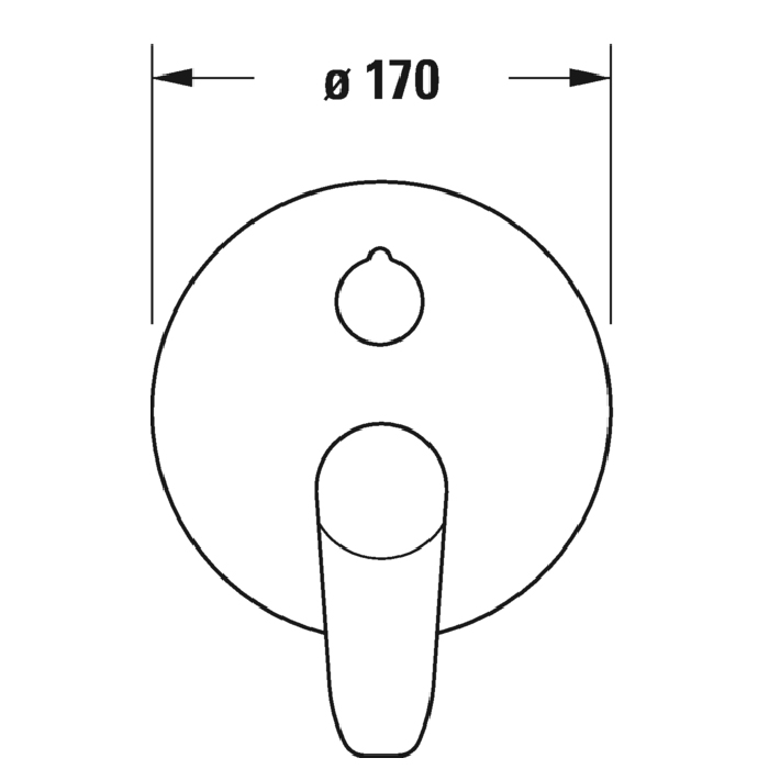 Duravit B.1 Смеситель для душа скрытого монтажа, цвет хром B14210012010