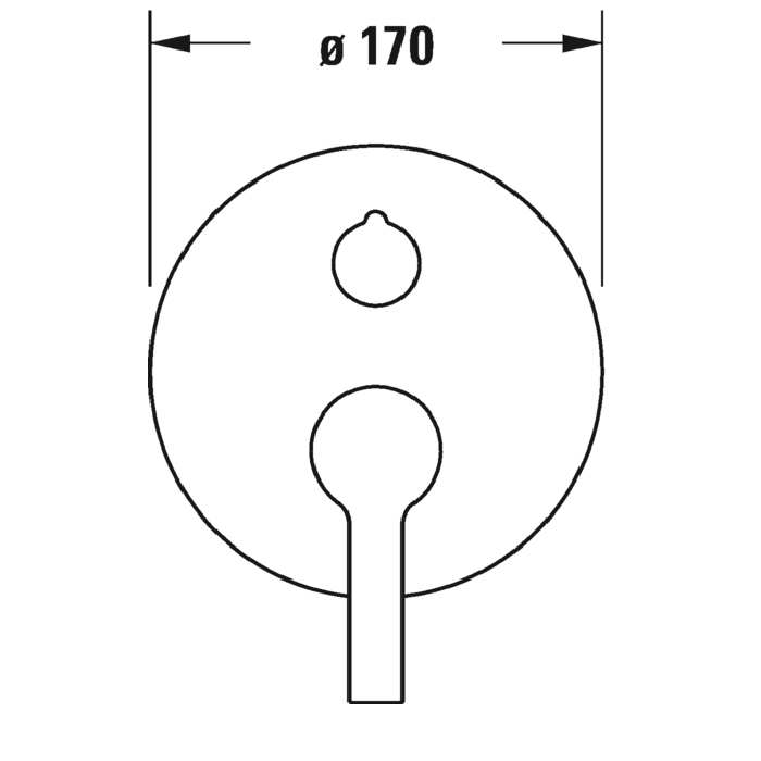 Duravit B.2 Смеситель для ванны скрытого монтажа, цвет хром B25210012010