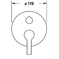Duravit B.2 Смеситель для ванны скрытого монтажа, цвет хром B25210012010