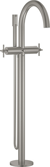 Grohe Atrio New Смеситель для ванны напольный, с ручным душем и шлангом, цвет: теплый закат, матовый 25044DC3