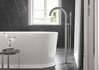 Grohe Atrio New Смеситель для ванны напольный, с ручным душем и шлангом, цвет: теплый закат, матовый 25044DC3