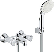 Grohe Costa L Смеситель для ванны вентильный, с ручным душем, цвет: хром 2546010A