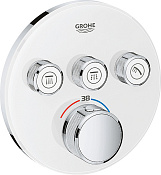 Grohe Grohtherm SmartControl Термостатический смес. для душа встраив., внеш. часть, цвет: белая луна 29904LS0