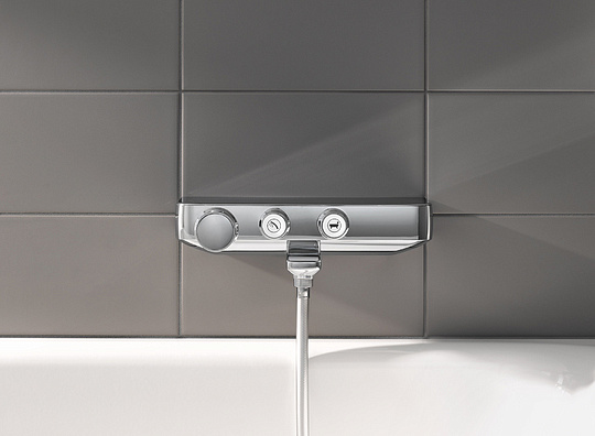 Grohe Grohtherm SmartControl Термостатический смеситель для ванны, с полочкой, цвет: хром 34718000