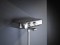 Grohe Grohtherm SmartControl Термостатический смеситель для ванны, с полочкой, цвет: хром 34718000