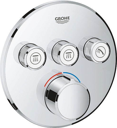 Grohe Grohtherm SmartControl Термостат на 3 потребителя, цвет: хром 29146000