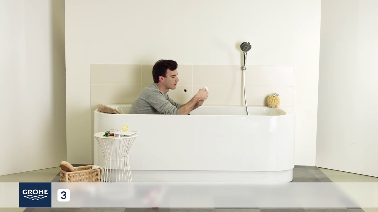 Grohe BauEdge Смеситель для ванны накладной, цвет: хром 23341000