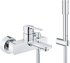 Grohe Lineare New Смеситель для ванны с ручным душем, держателем и шлангом 150см, цвет: хром 33850001