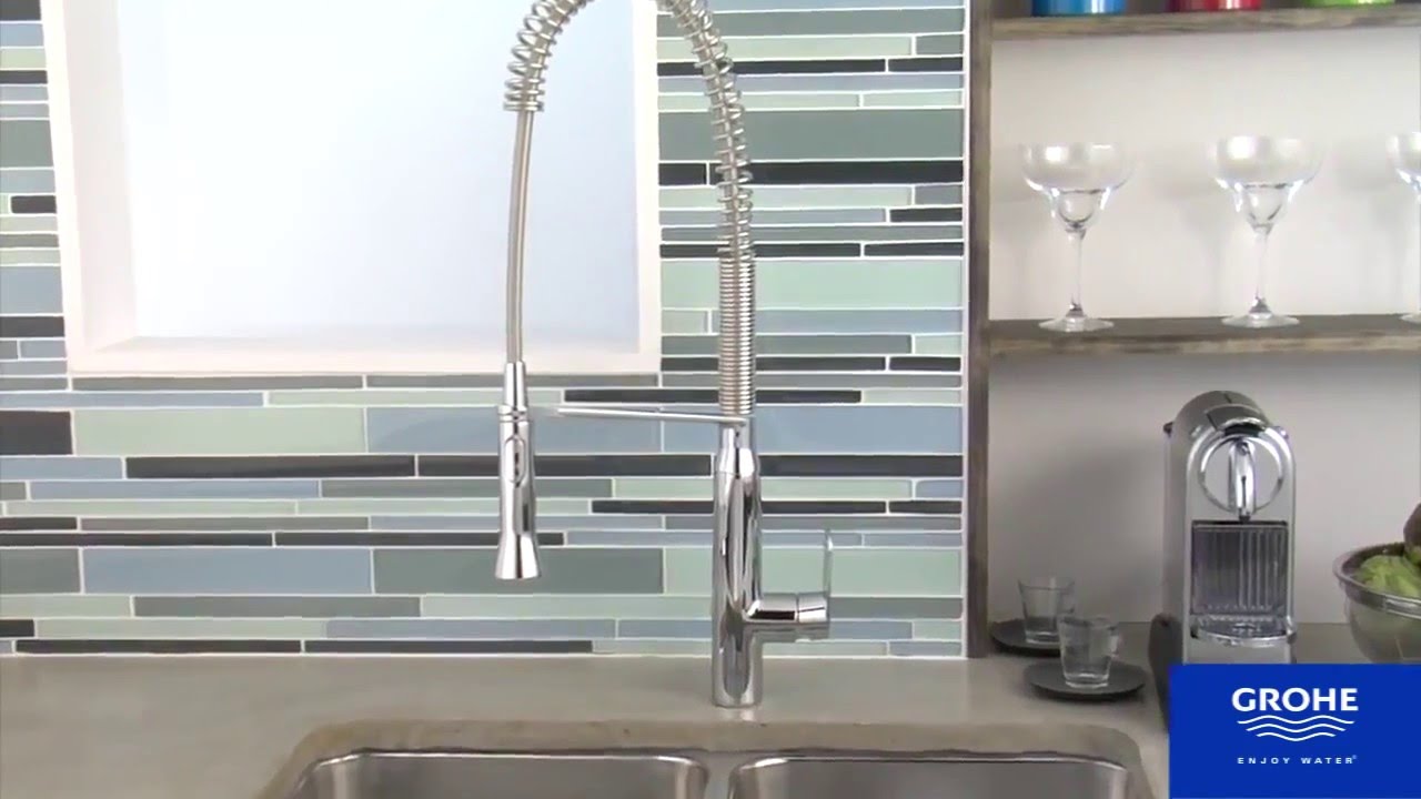 Grohe K7 Смеситель для кухни, с гибким и вытяжным изливом, цвет: суперсталь 32950DC0