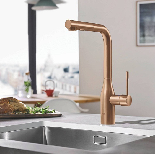 Grohe Essence New Смеситель для кухни, цвет: теплый закат, матовый 30270DL0