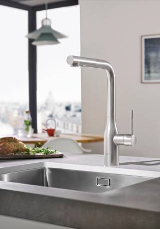 Grohe Essence New Смеситель для кухни, цвет: никель глянец 30270BE0