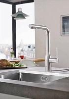 Grohe Essence New Смеситель для кухни, цвет: никель глянец 30270BE0