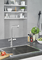 Grohe Red II Duo Смеситель для кухни, с водонагревателем, цвет: хром 30325001