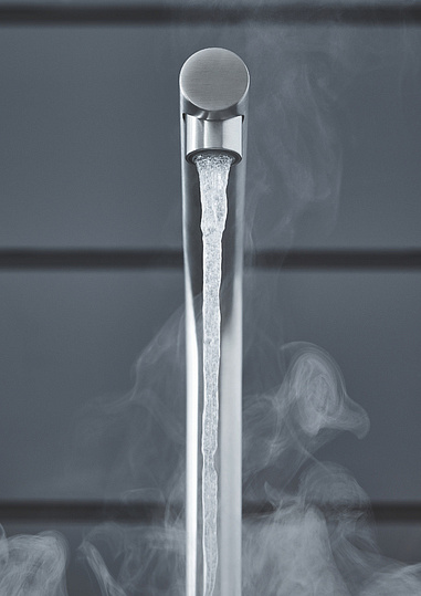 Grohe Red II Duo Смеситель для кухни, с водонагревателем, цвет: суперсталь 30327DC1