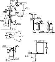 Grohe Red II Duo Смеситель для кухни, с водонагревателем, цвет: суперсталь 30327DC1