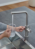 Grohe Red II Duo Смеситель для кухни, с водонагревателем, цвет: суперсталь 30327DC1