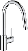 Grohe Concetto Смеситель для кухни, с выдвижным изливом, цвет: хром 31483002