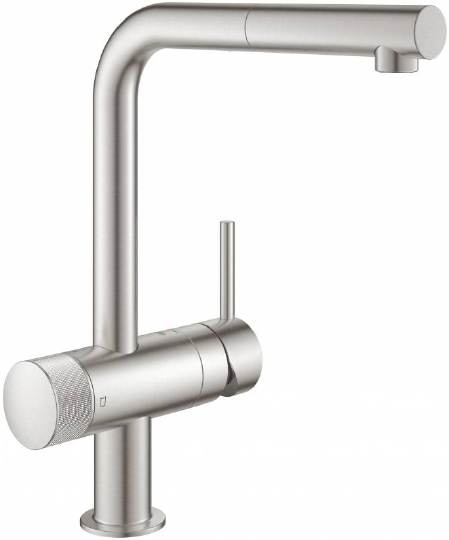 Grohe Blue Pure Minta Смеситель для кухни, с выдвыжным изливом, цвет: суперсталь 31721DC0