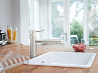 Grohe Concetto Смеситель для кухни, цвет: суперсталь 30273DC1